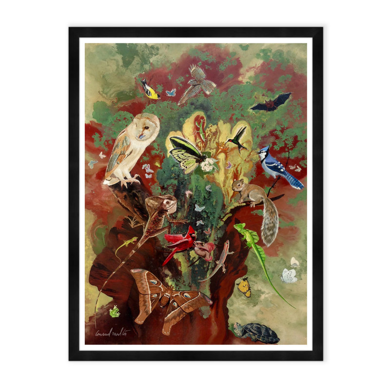 Animals Come Back To The Forest Print