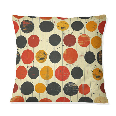Dots - Polka Dots Throw Pillow