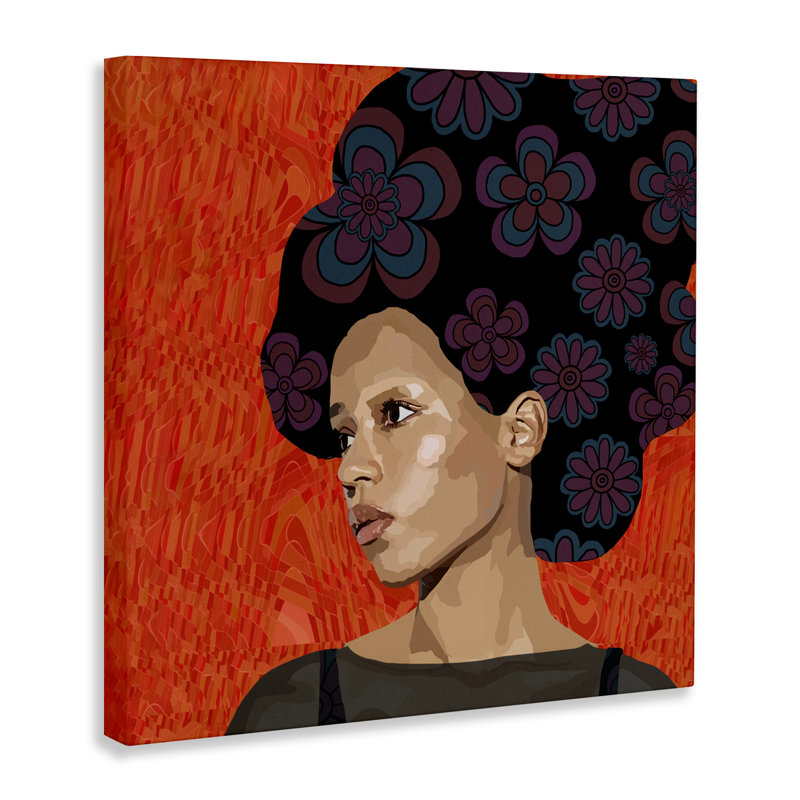 Portrait of a Dreamer, toile par Lynnda Rakos, H 17 po x l 17 po