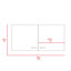 Armoire murale Toran, deux tablettes, porte double-411525565