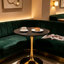 Table Tulipe de 60 cm (23,62 po) de style milieu du siècle, pour 2 à 4 personnes, avec plateau rond en MDF, table à manger sur pied, table d'appoint ou table basse.-823611265