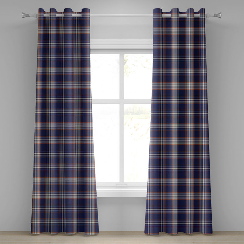 Sateen Semi Sheer Curtains / Drapes Pair, 50" W x 96" L