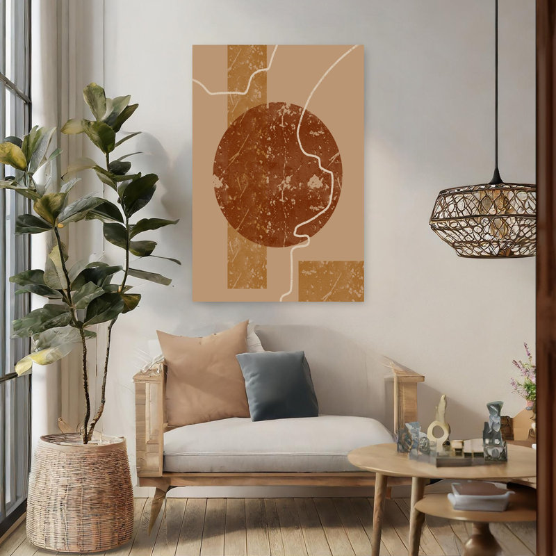 Art contemporain, art contemporain abstrait, H 48 po x l 32 po