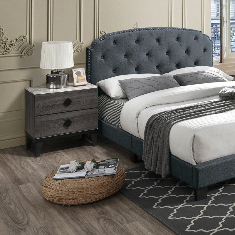 23'' W Nightstand, Gray
