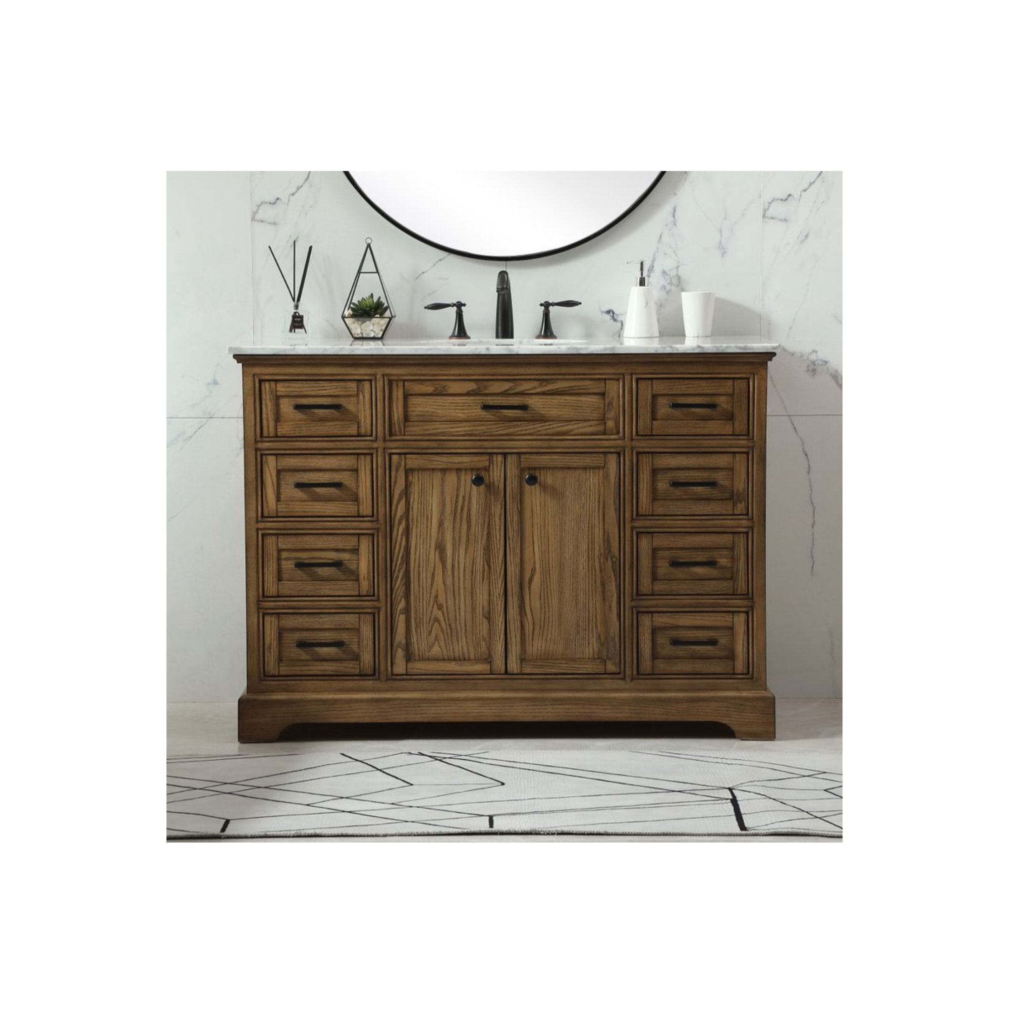 Hermes 48'' Single Bathroom Vanity, Driftwood