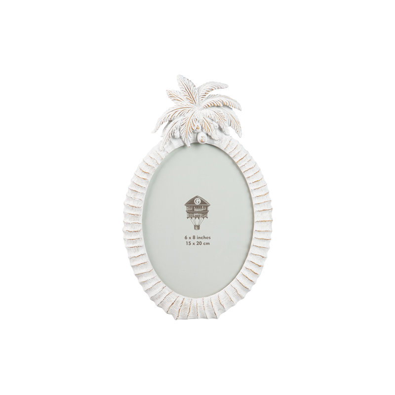 RESIN PHOTOFRAME 15X20 CM, White