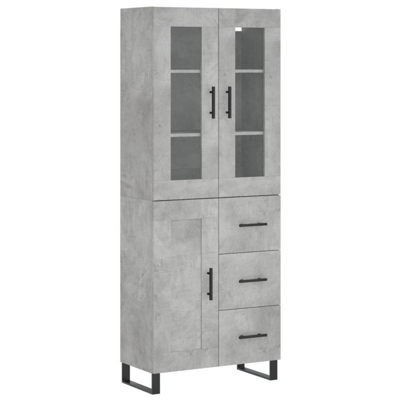 Nicolosa 69.5cm Sideboard, Concrete Grey
