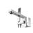 Khone 2 Handle Bathroom Tub Filler with Hand Shower and Diverter Tub Faucet-116465513