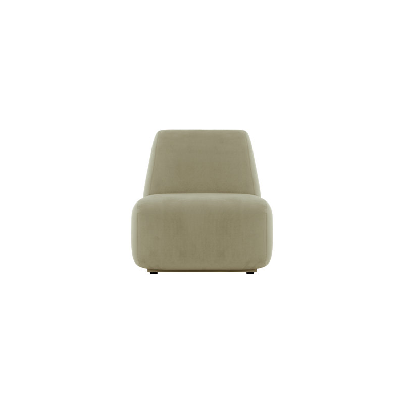 Dilly Upholstered Armchair, Beige