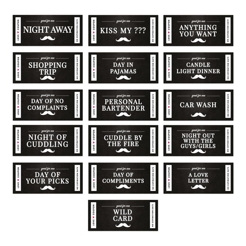 Moustache Design Love