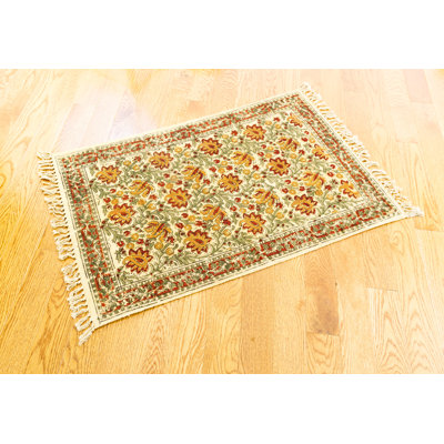 Anais Cotton Floral Indoor Rug