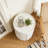 3-Drawers Modern Round Side End Table with Storage