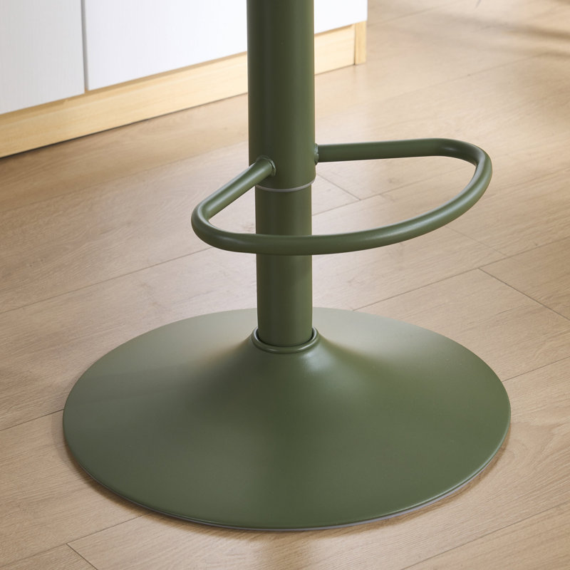 Tabourets pivotants avec dossier Meli, Vert