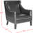 Faux Leather Armchair