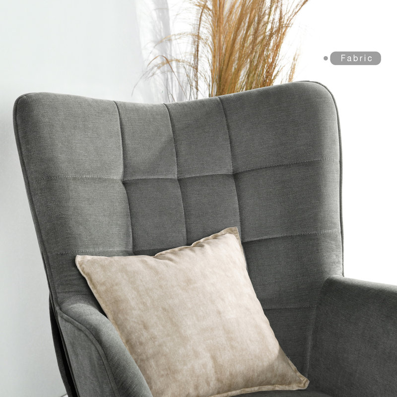 Niamh Rocking Chair, Grey
