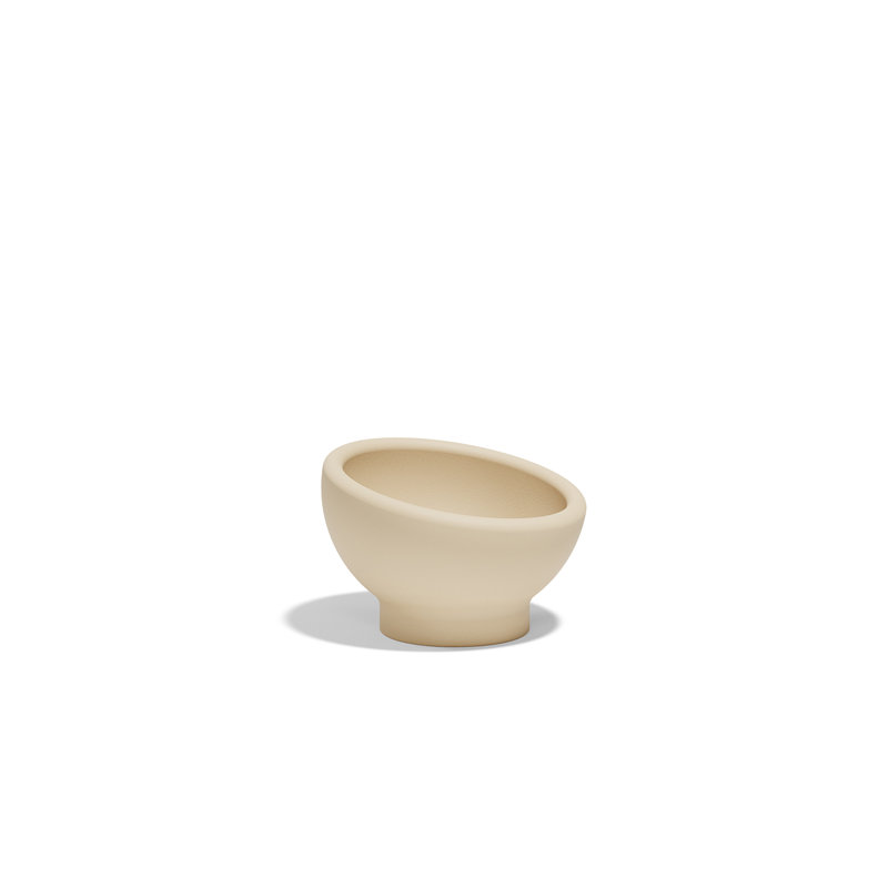 Luna Planter, 10.75" H x 15.75" W x 15.75" D, Cream