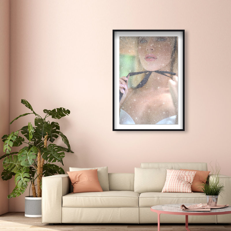 Yours Forever Canvas Fashion Print by Oliver Gal, 31.5"H x 21.5"W, White Frame