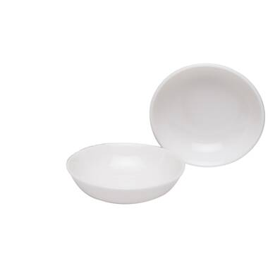 SZUAH 3 oz Ceramic Dip Bowls Set, 8 Pack White Porcelain Mini