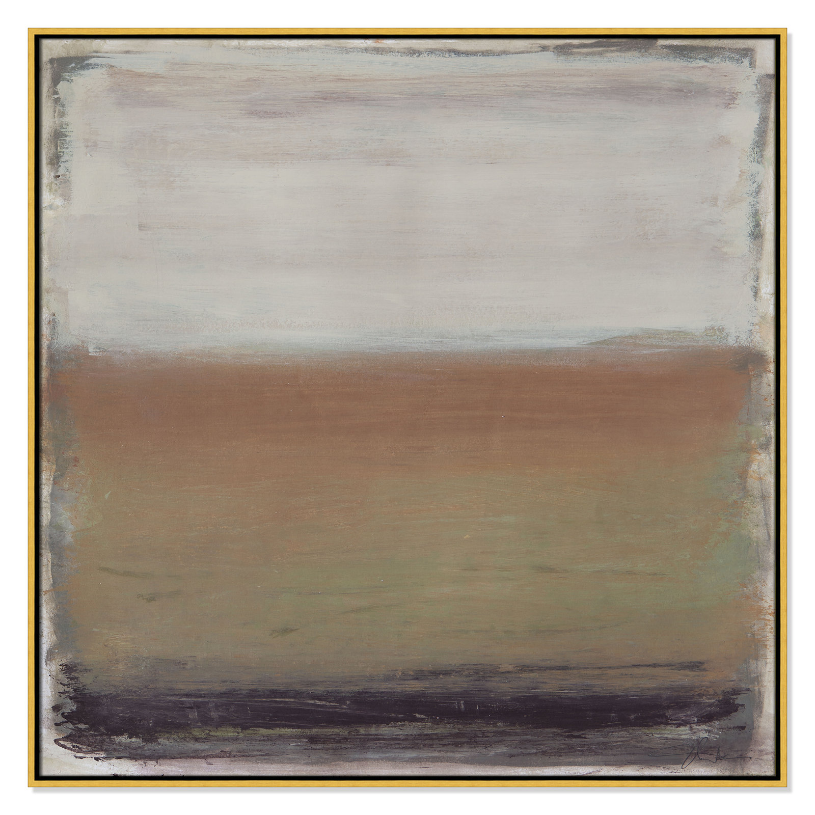 Alana "Arizona" Print by Filippo Ioco, 41.5" H x 41.5" W, Gold