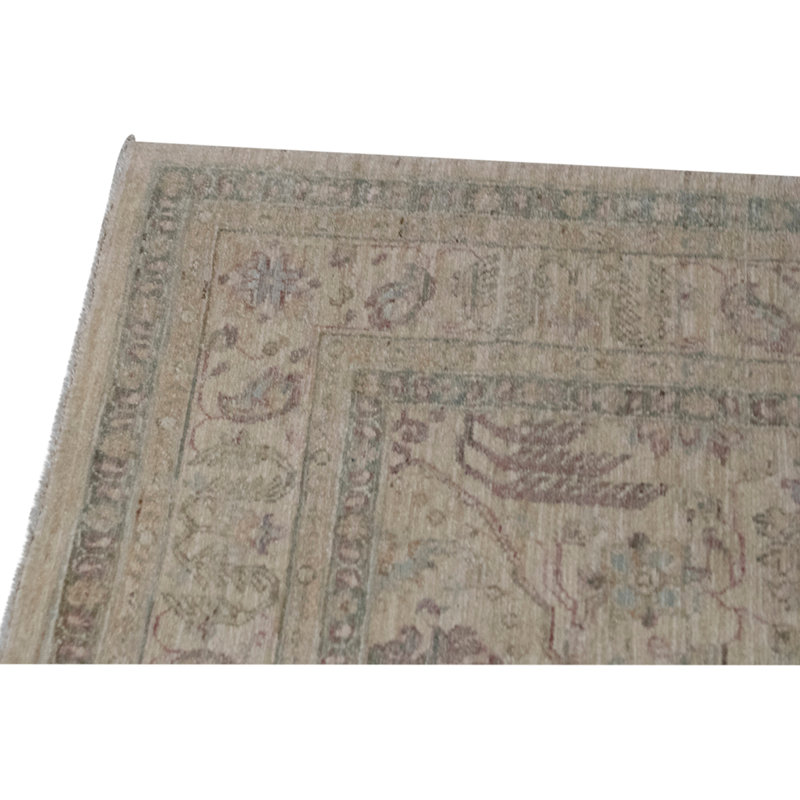 Tapis crème noué à la main de haute qualité