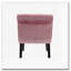 Chaise de salon en velours sans accoudoirs-1496763514