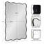 Miroir de salle de bain rectangulaire festonné-701826727-689900445