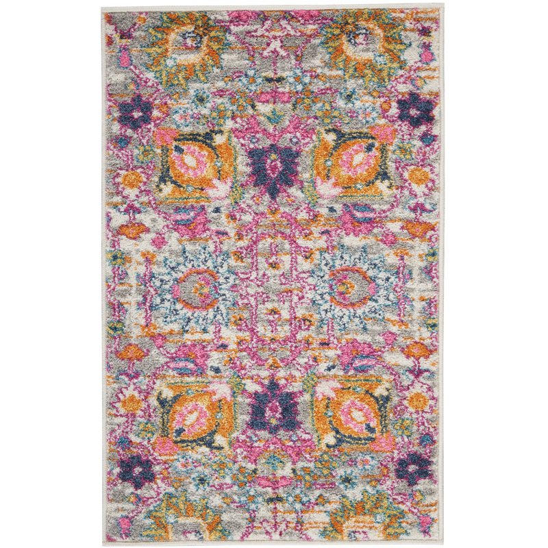 Oriental Indoor Rug, Rectangle 1'10" x 2'10"