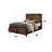 Merrilee Oak Finish EK Bed W/Storage