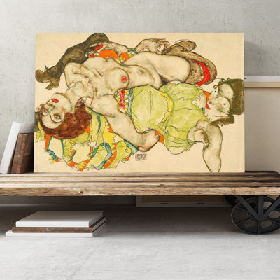 Egon Schiele - Wrapped Canvas Painting