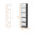 Matt Grey And White 5-shelf Shelf - Slim Bookcase For Home 5 Stylish Homes