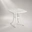 Ensemble bistro 3 pièces de mobilier de patio en aluminium coulé avec coussins Bistro, idéal pour le confort extérieur et la durabilité