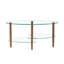Table basse ovale en verre transparent-1879133788