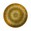 Gold Splash on Mustard Lacquer Placemat