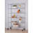 48" W x 18" D x 72" H 6 Tier Wire Shelving with Backstands and Wheels