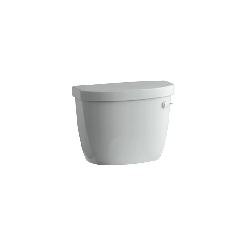 Cimarron 1.6 GPF Toilet Tank with Aquapiston Flush Technology, Ice Grey, Left-Hand, No