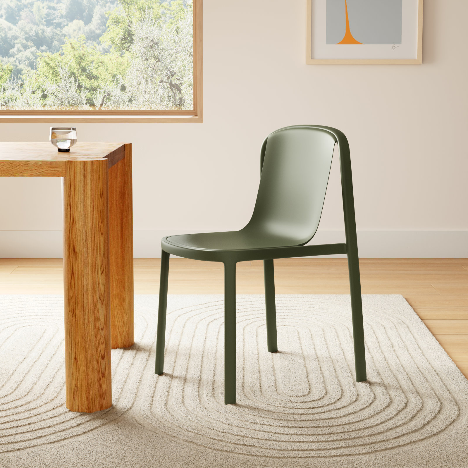 Decade Dining Chair, Green