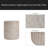 Outdoor/Indoor Lightweight Concrete Side Table