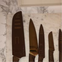 Hampton Forge™ Tomodachi™ Raintree - 10 Piece Knife Set with 5 Matching  Blade Guards, Copper Titanium & Reviews