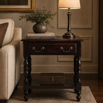 Turned Leg Side Table