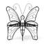 Banc de jardin Elegant Butterfly