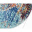 Tapis abstrait turquoise tissé à la machine Dimonetta-23392780