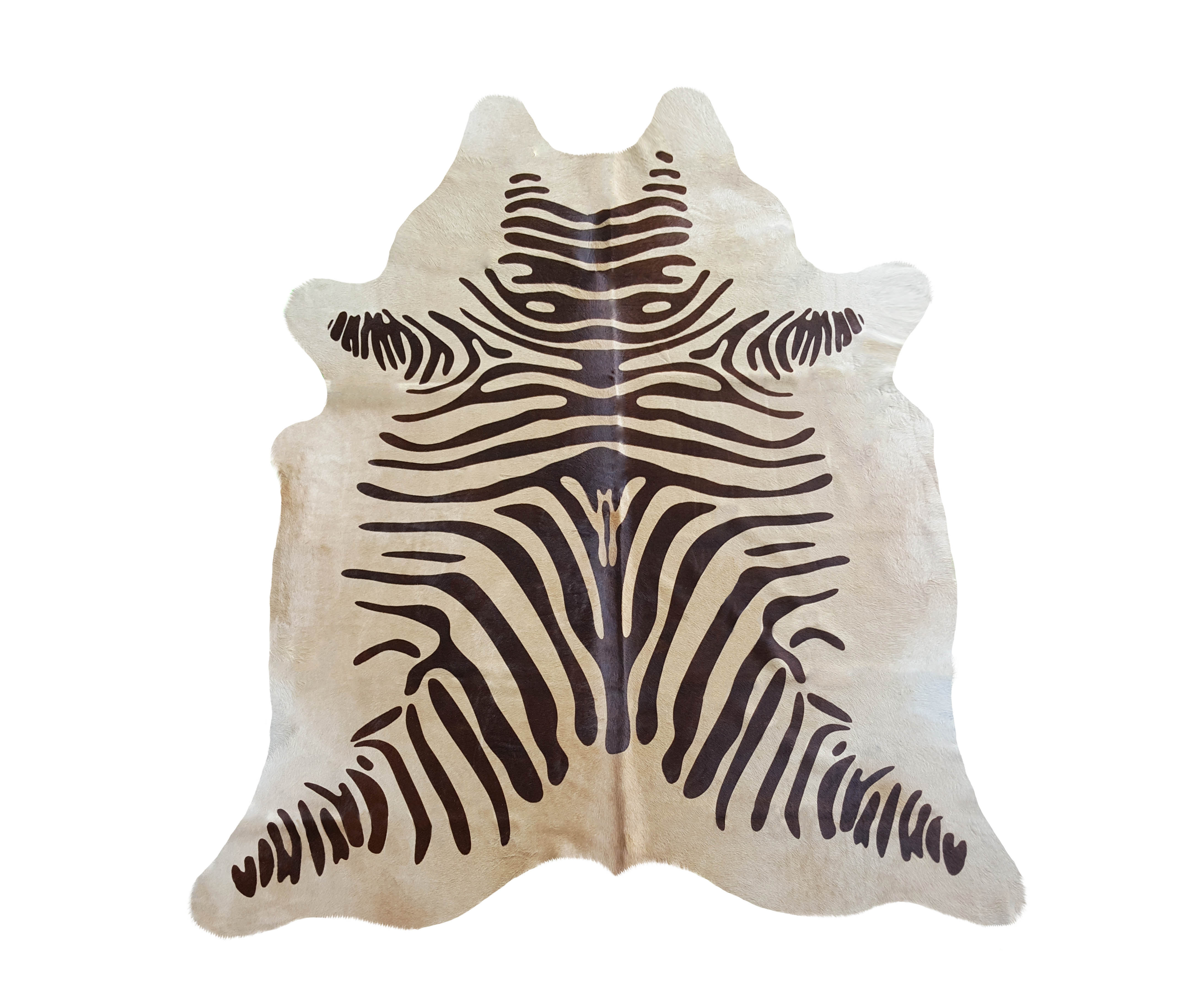 Everly Quinn Animal Print Handmade Cowhide Brown/Beige Area Rug | Wayfair