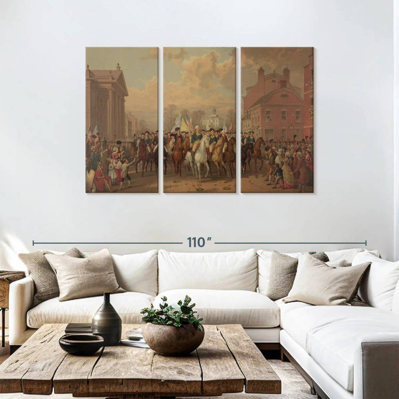 Evacuation Day, 48" H x 74" W