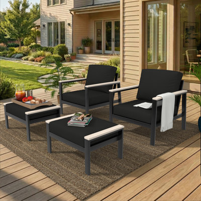 Ensemble de conversation avec canapé 4 pièces Townsend avec coussins Sunbrella®