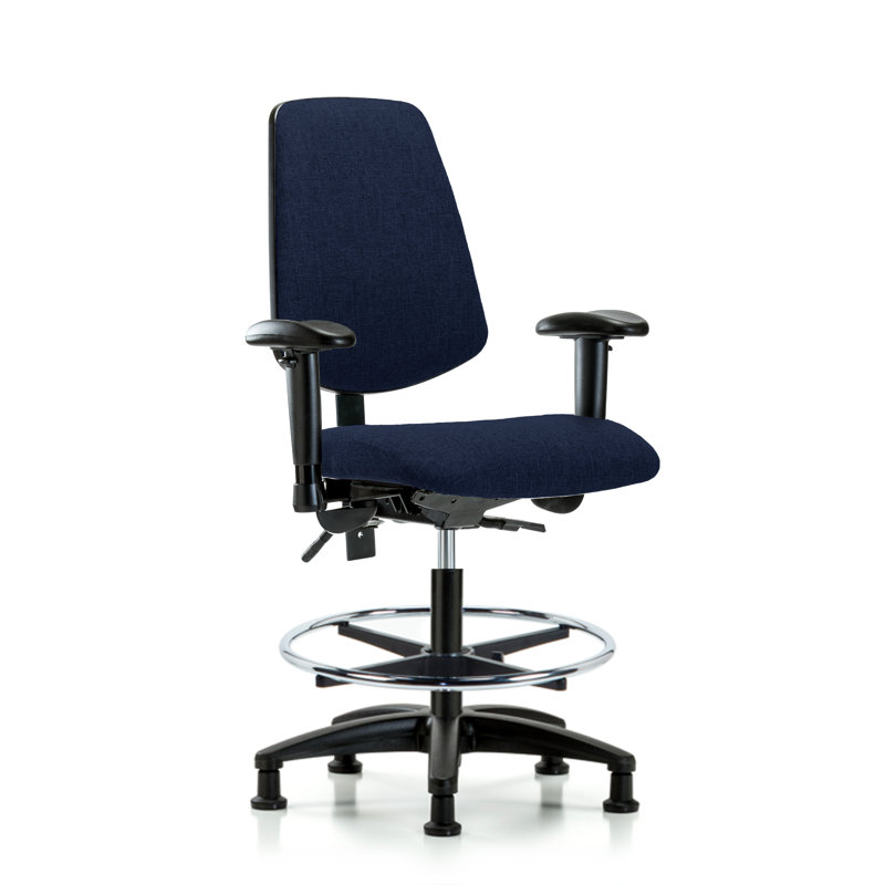 Task Chair, Navy, Glides
