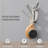 Wall Mounted 3 Arms Swivel Robe Hook-39336459