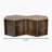47.24" Hexagonal Coffee Table Side Table Nightstand