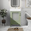 Meuble-lavabo autoportant avec lavabo-583884992