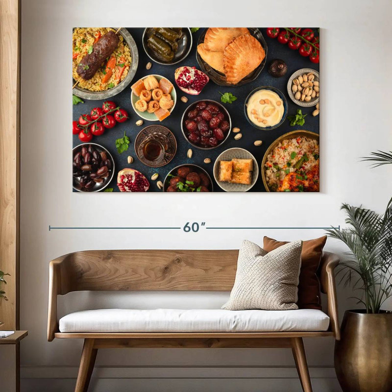 Ramadan Iftar Feast, 34" H x 51" W