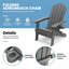  Chaise de patio pliante en plastique Adirondack-1646960310